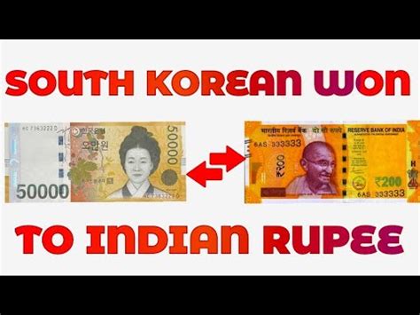 Won to Rupee .